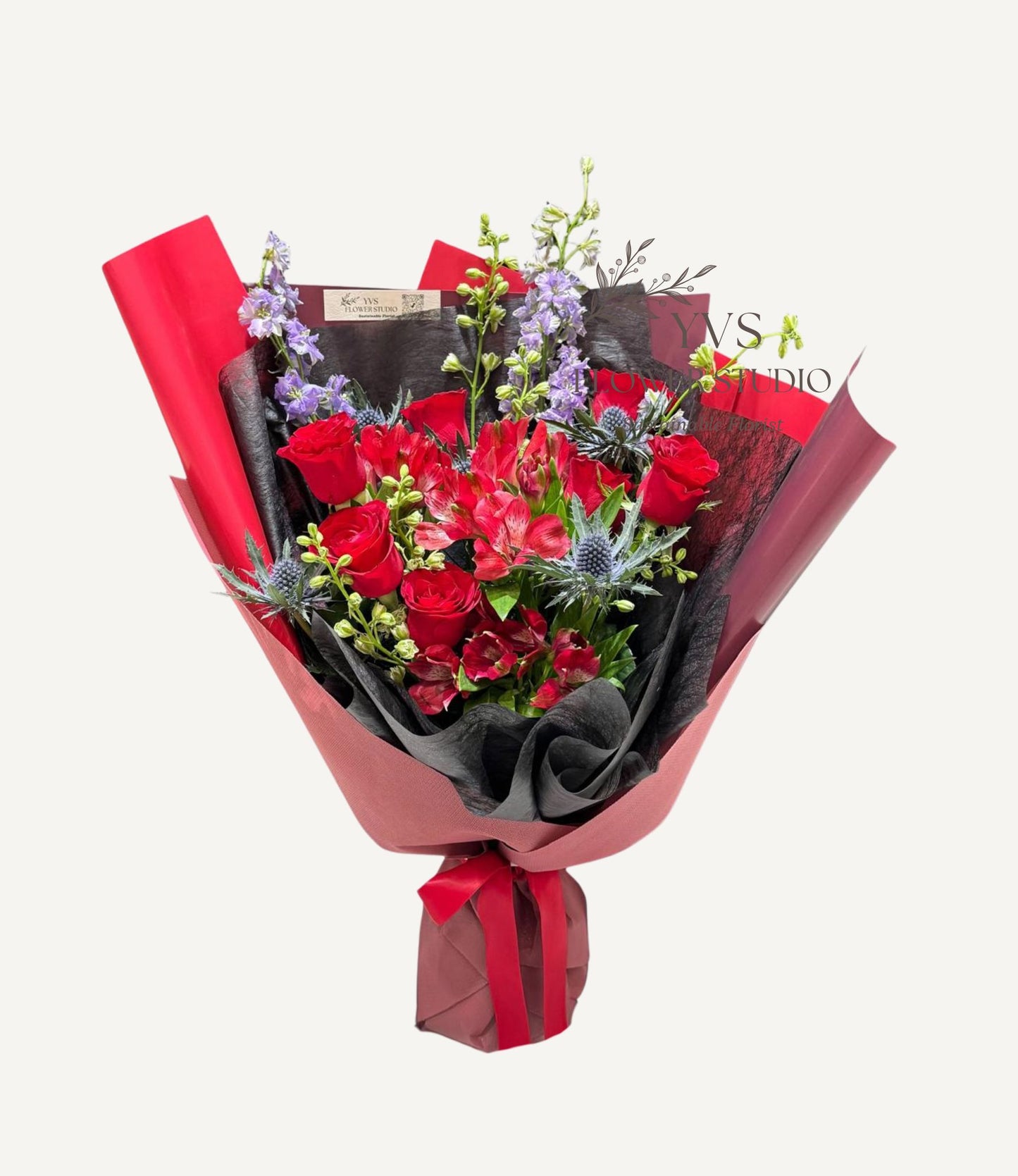 Serenade of Love Fresh Roses Bouquet