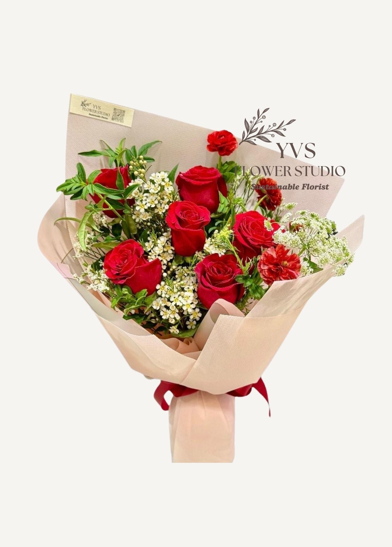 Classic roses bouquet for Valentine's Day