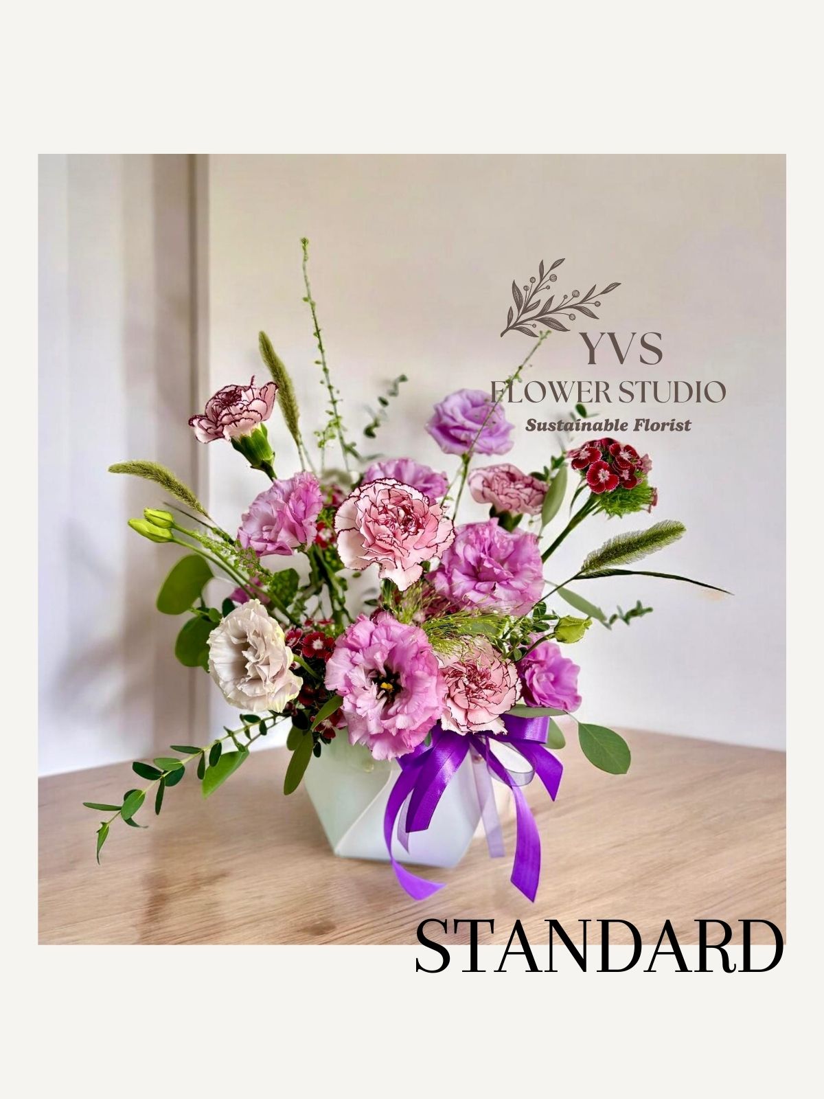 Standard Purple Designer's Choice Table Arrangement