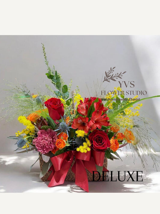 Vibrant Designer's Choice Basket Arrangement